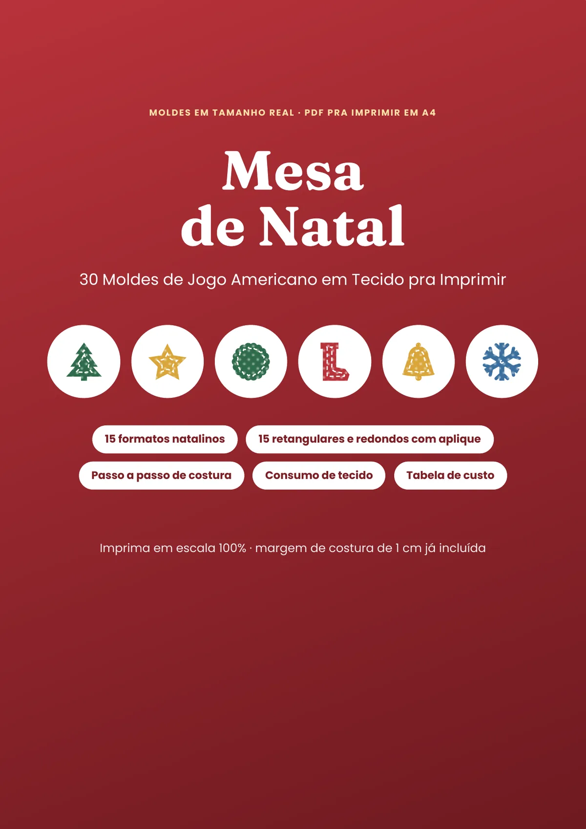 Página real do PDF Mesa de Natal: capa